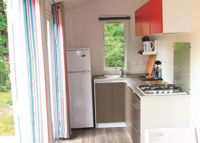 Mobil Spacieux Avec Terrasse A - Api-1-52-234 캠프장 Devillac